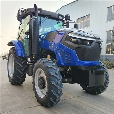 120HP 4WD Hnyav plaub ntug Agricultural tsheb laij teb nrog khoom kim heev cua-Cab txias